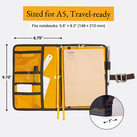 LOCHBY Field Journal with integrated pen loop