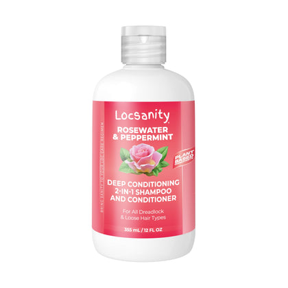 Locsanity 2-in-1 Shampoo and Conditioner 12 fl oz front view
