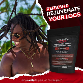 Locsanity BOLD Locs Detox Powder with natural ingredients