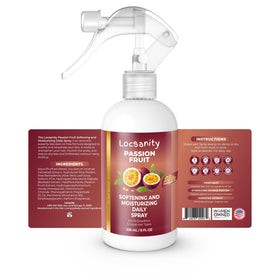 Locsanity Daily Moisturizing Spray on a bathroom shelf