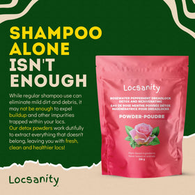 Locsanity Dreadlock Hair Scalp Detox with relaxing aromatherapy setup
