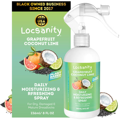 Locsanity Grapefruit Coconut Lime Moisturizing Spray front view