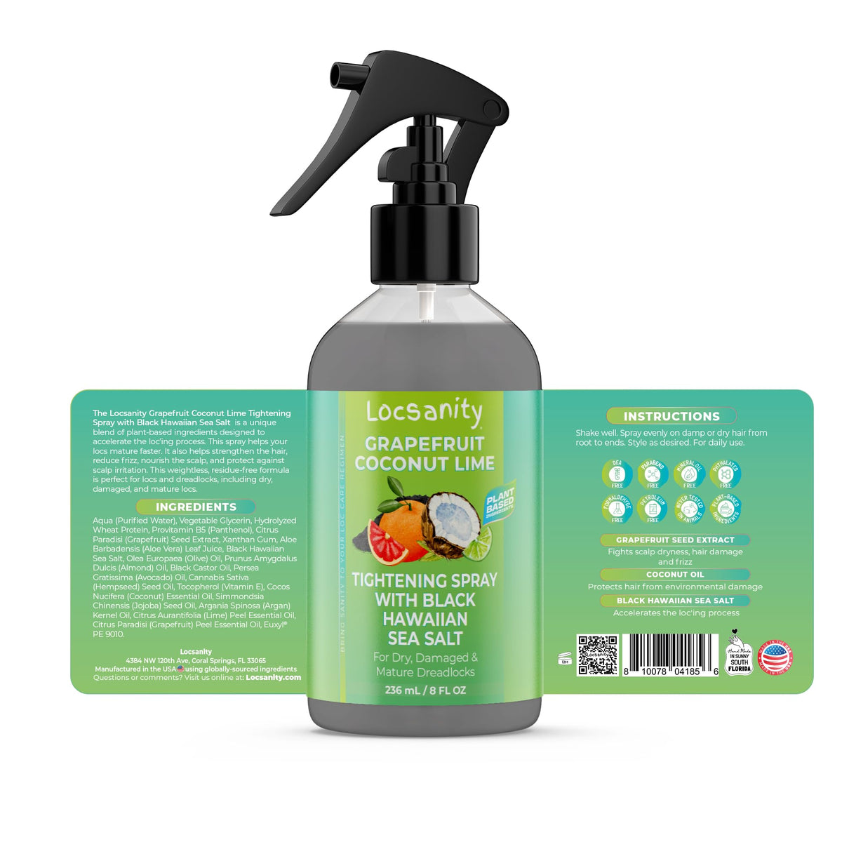 Locsanity Grapefruit Coconut Lime Orange Blossom Spray