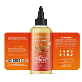 Locsanity leave-in conditioner bottle with label