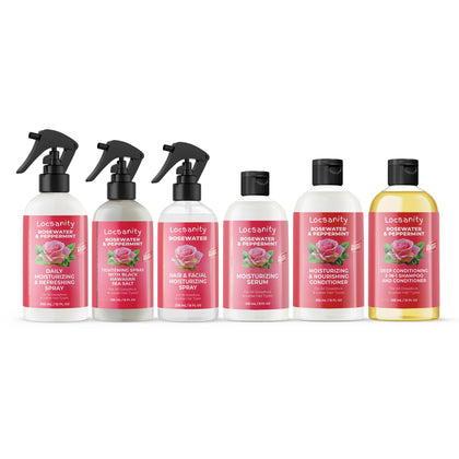 Locsanity Locs Fine Mist Bundle with Daily Moisturizer and Shampoo