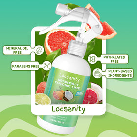 Locsanity Moisturizing Spray bottle with grapefruit and coconut