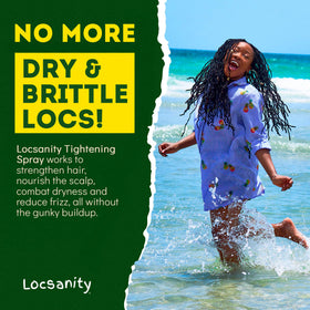 Locsanity Rosewater Peppermint Loc Spray with Black Hawaiian Sea Salt