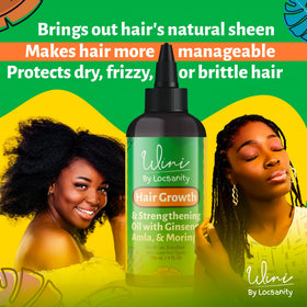 Locsanity Wini Hair Growth Oil 4 oz with botanical extracts