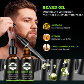 LOKDLAWEN Beard Oil and Balm with shea butter and jojoba oil