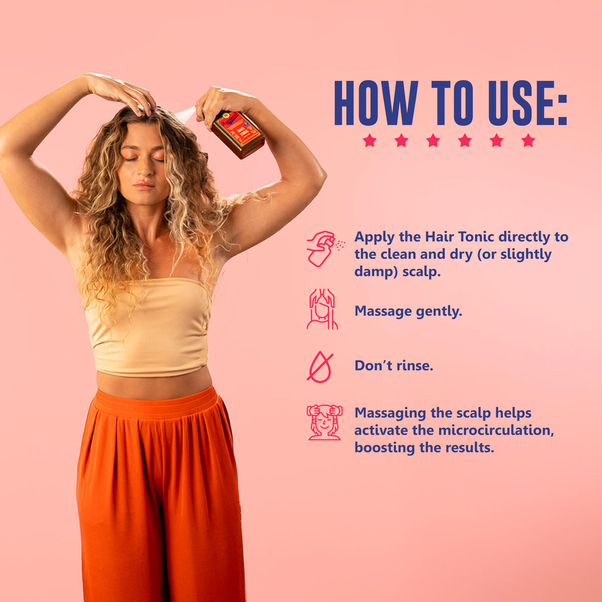 Lola Rapunzel Hair Tonic Spray packaging details