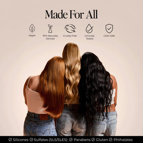 LolaVie Lightweight Hair Oil 1.5 oz back view