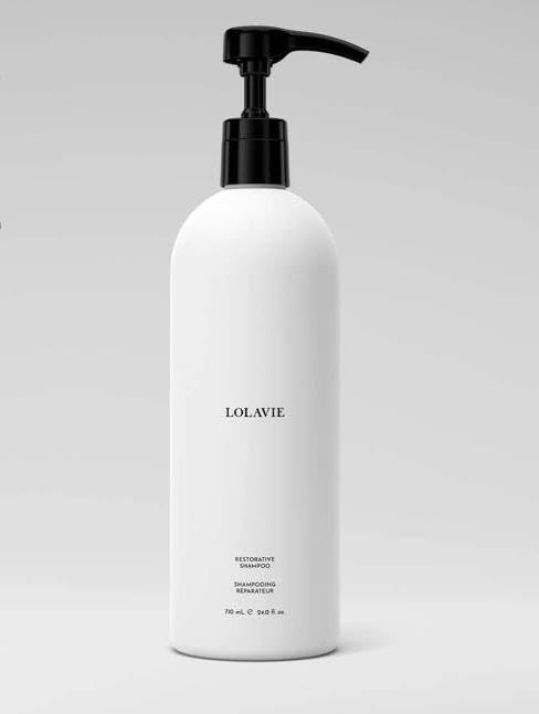 LolaVie Restorative Shampoo 24 Oz front view with label