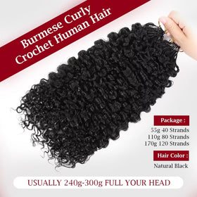LOLLY HAIR crochet hair pre-looped design for easy installation