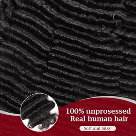 LOLly Hair Miracle Invisible Knots Crochet Hair 18 Inch soft curly texture
