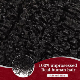 LOLLY HAIR Miracle Invisible Knots Crochet Hair styled on a mannequin