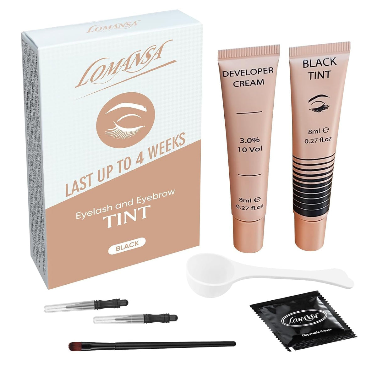 Lomansa Lash Color Kit packaging front view