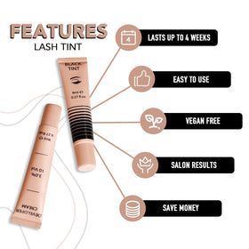 Lomansa Lash Color Kit showing developer cream texture
