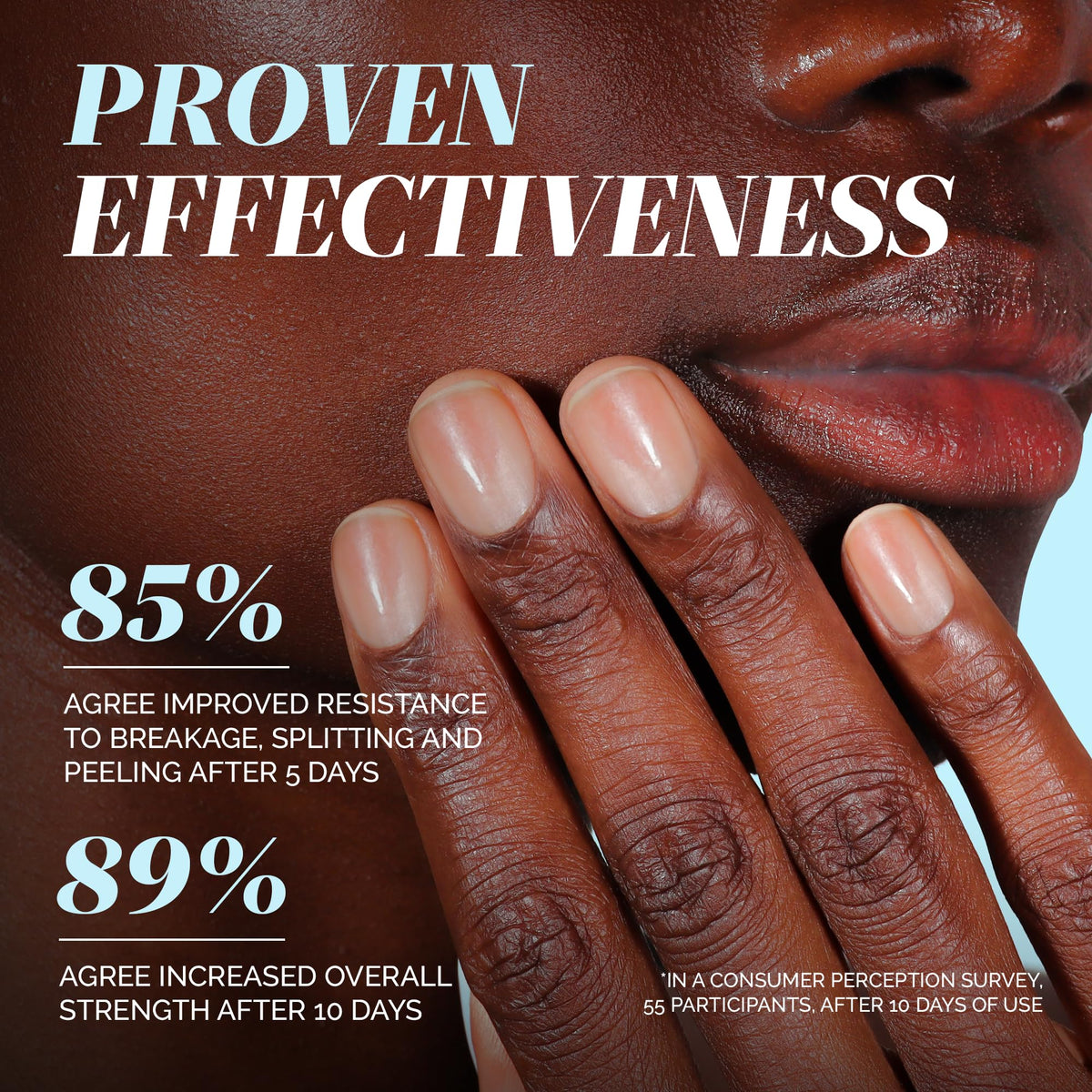 LONDONTOWN Gel Strong Nail Hardener brush close-up
