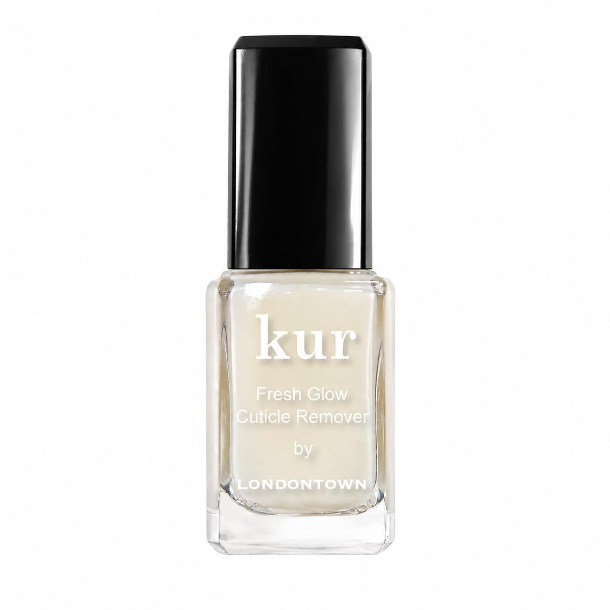 LONDONTOWN kur Fresh Glow Cuticle Remover front view with packaging