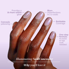 LONDONTOWN kur Nail Concealer Lavender packaging details