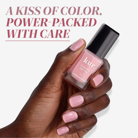 LONDONTOWN kur Perfecting Nail Veil Cherry Blossom Pink bottle side view