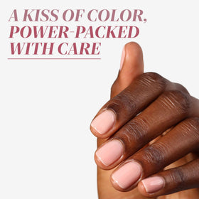 LONDONTOWN kur Perfecting Nail Veil Dusty Rose Tint brush close-up