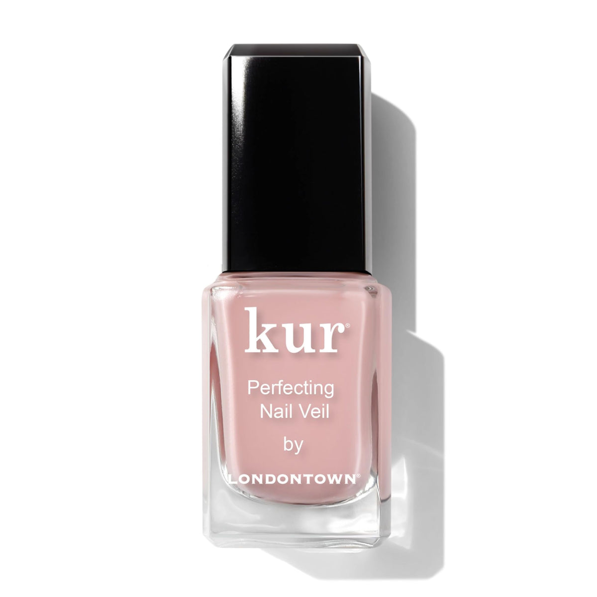 LONDONTOWN kur Perfecting Nail Veil Dusty Rose Tint front view