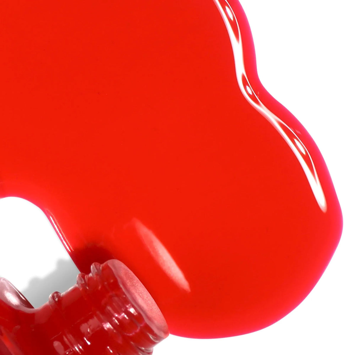 LONDONTOWN kur Perfecting Nail Veil Sheer Poppy Red in a beauty setting