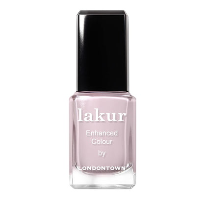 LONDONTOWN lakur Nail Polish Afternoon Tea front view with pink and purple shades