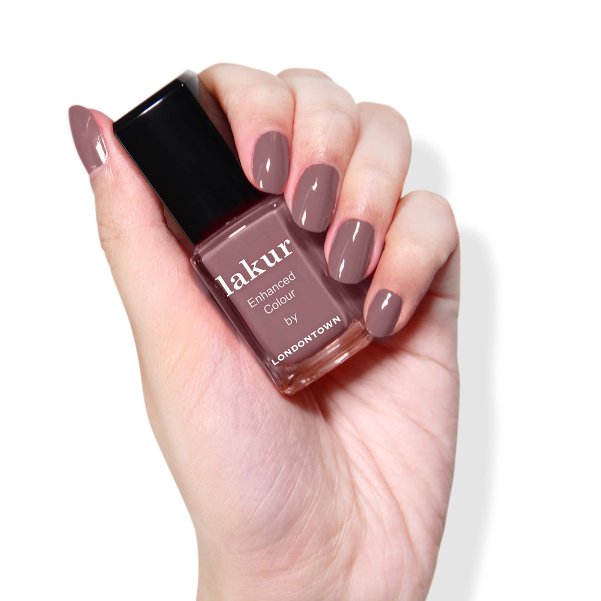LONDONTOWN lakur Nail Polish Bell Flower with brush close-up