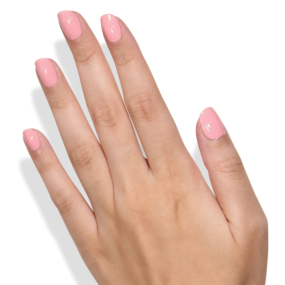 LONDONTOWN lakur Nail Polish Desert Flower in a hand with a manicure
