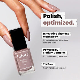 LONDONTOWN lakur Nail Polish Do Not Disturb with base and top coat