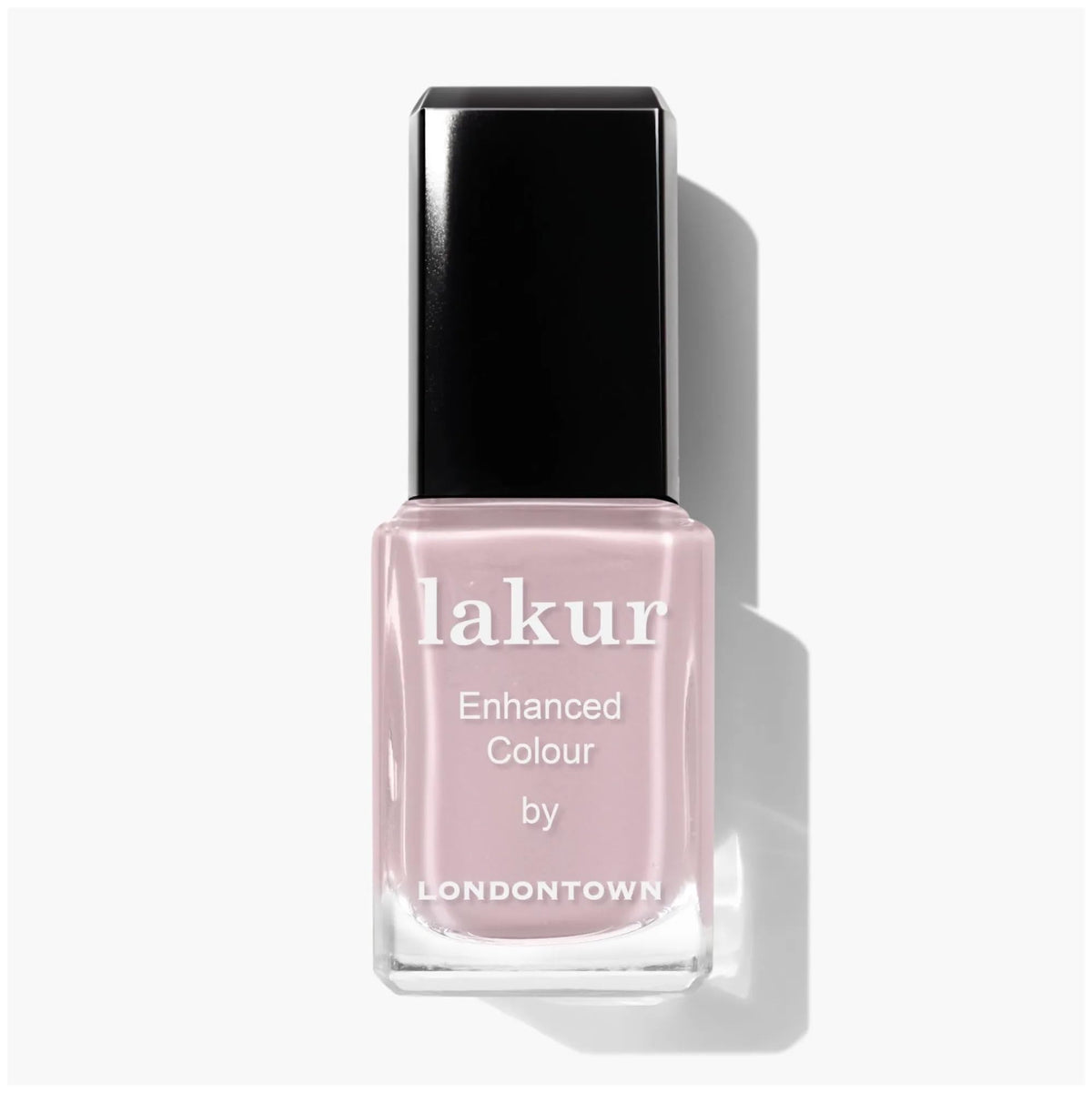 LONDONTOWN lakur Nail Polish Dream State front view with pink and purple shades