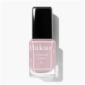 LONDONTOWN lakur Nail Polish Dream State front view with pink and purple shades