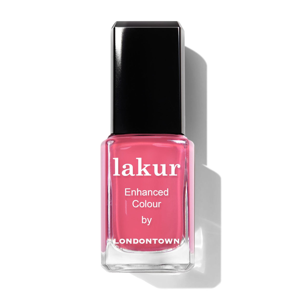LONDONTOWN lakur Nail Polish Electric Flamingo front view