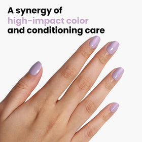 LONDONTOWN lakur Nail Polish Honey Lavender bottle side view