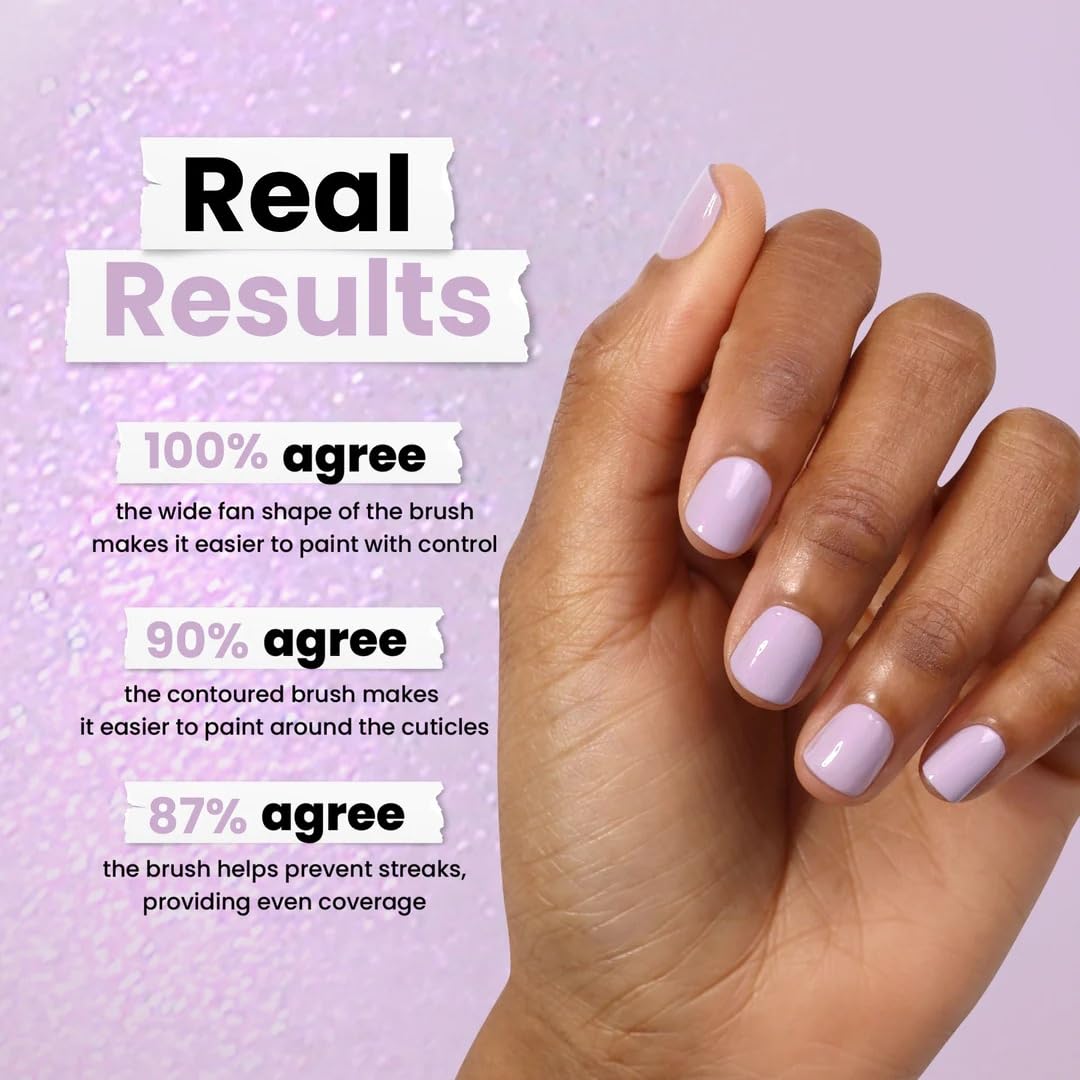LONDONTOWN lakur Nail Polish Honey Lavender in a beauty setup