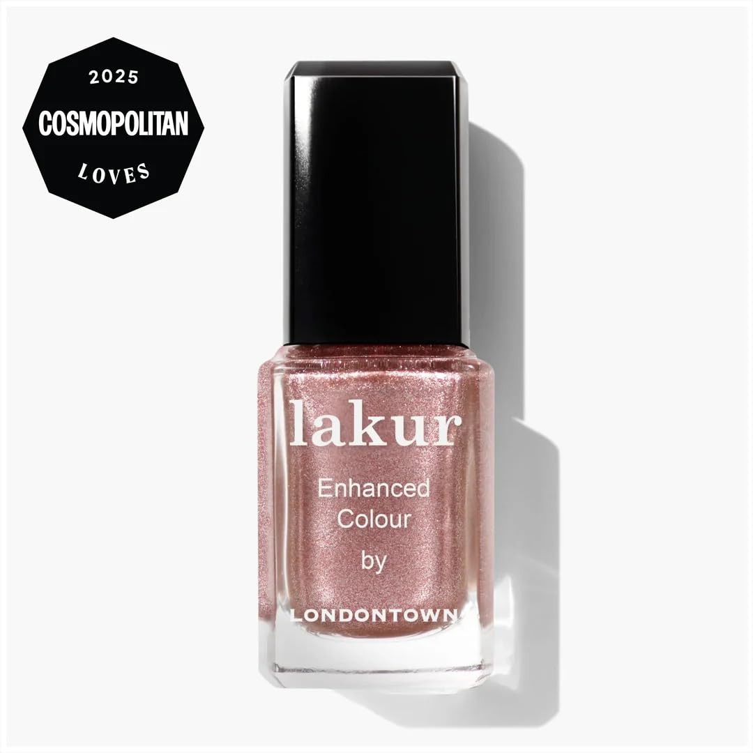LONDONTOWN lakur Nail Polish in brown shade front view