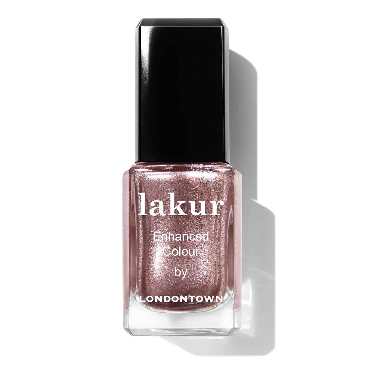 LONDONTOWN lakur Nail Polish in Kissed by Rose Gold front view