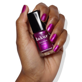LONDONTOWN lakur Nail Polish Let's Dance! on a nail care setup