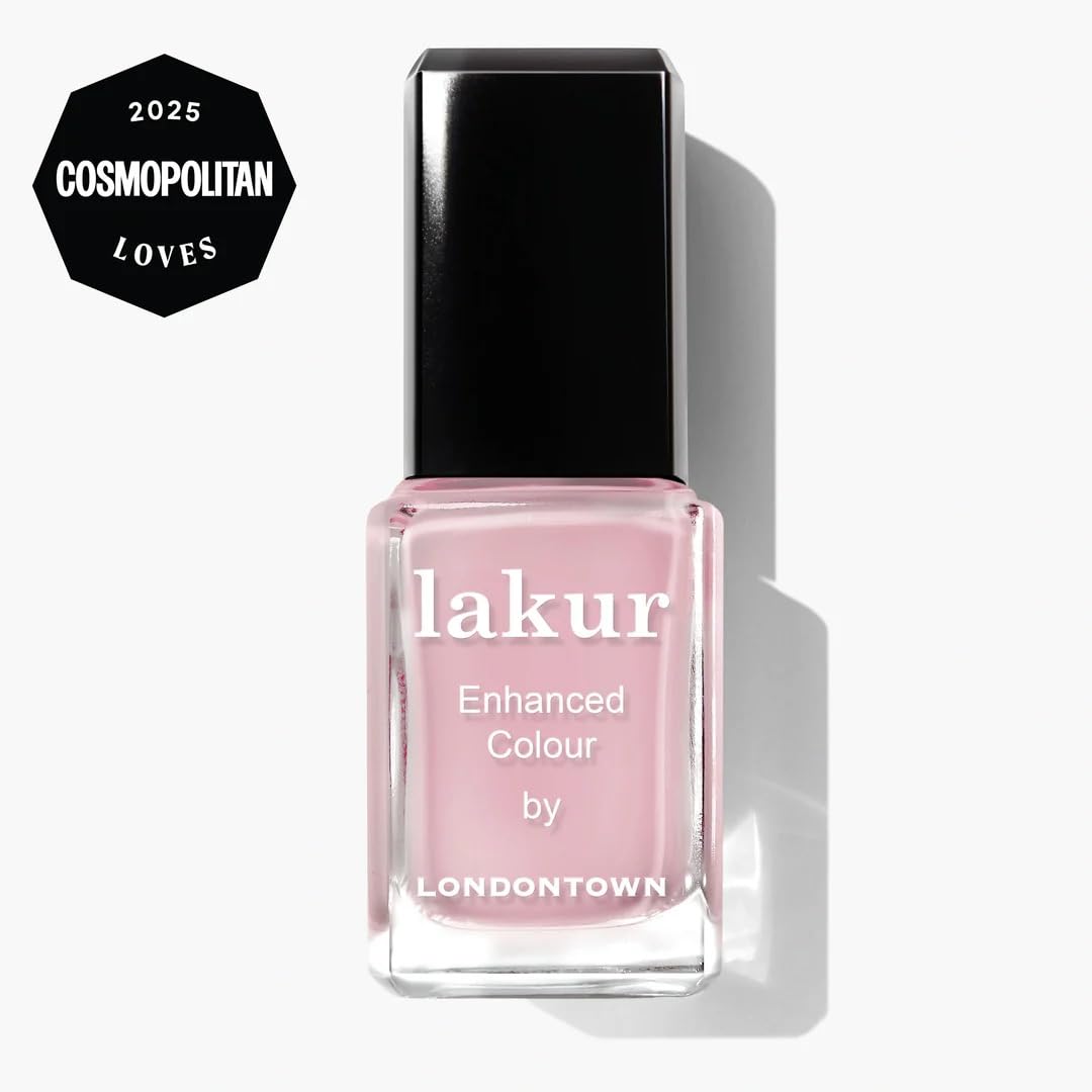 LONDONTOWN lakur Nail Polish Magnolia Haze bottle close-up
