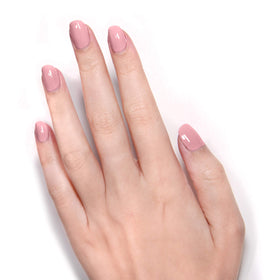 LONDONTOWN lakur Nail Polish Mauve Over application brush