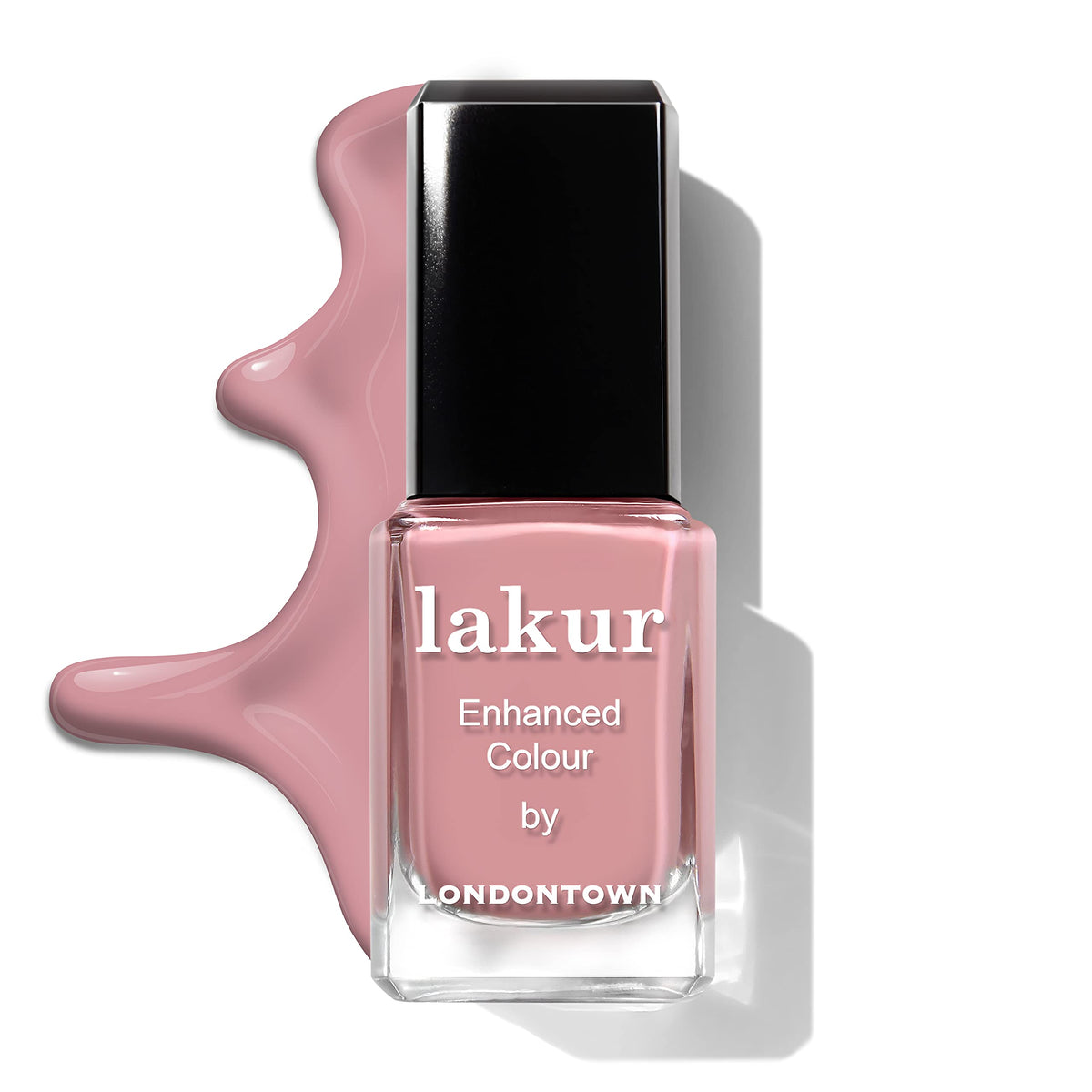 LONDONTOWN lakur Nail Polish Mauve Over on nails