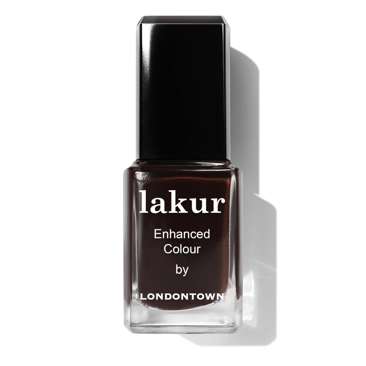 LONDONTOWN lakur Nail Polish Midnight Mocha front view