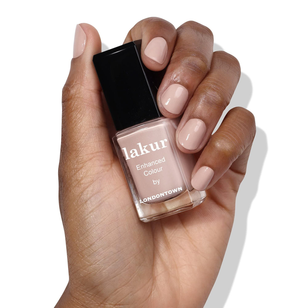 LONDONTOWN lakur Nail Polish Pampas Beige bottle with brush
