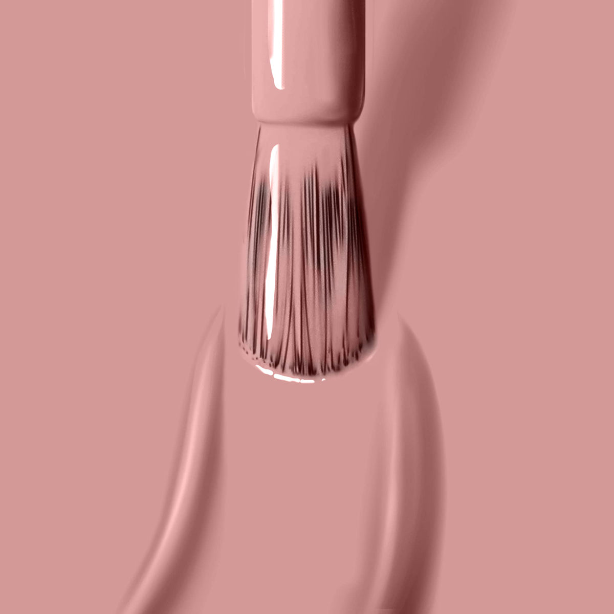 LONDONTOWN lakur Nail Polish Pink Sands applied on nails