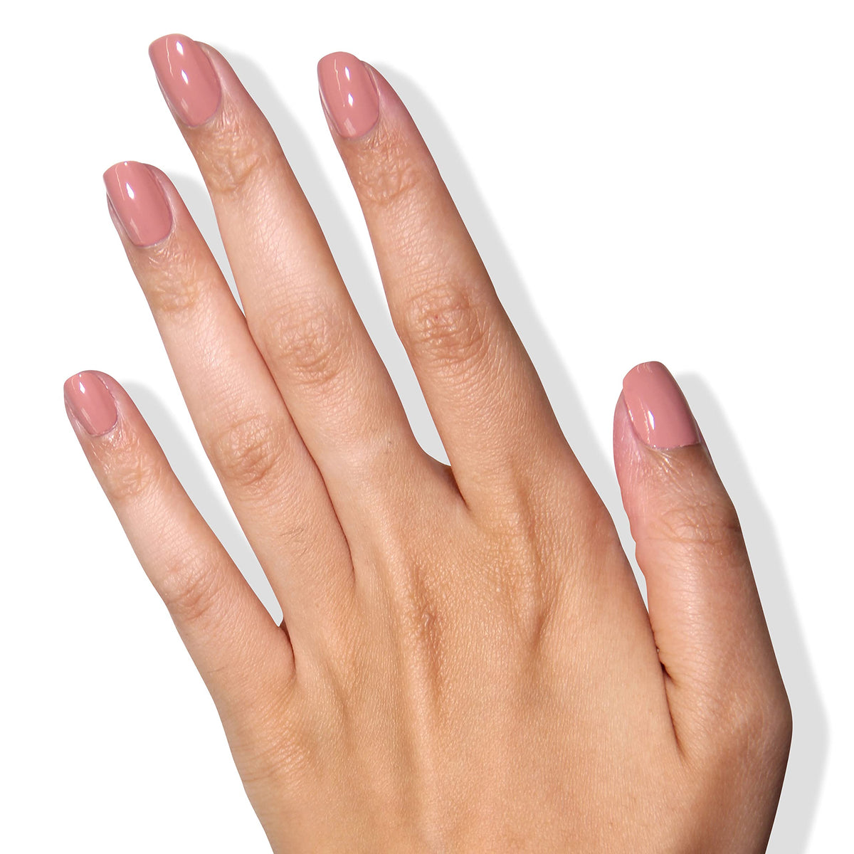 LONDONTOWN lakur Nail Polish Pink Sands bottle with floral background