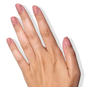 LONDONTOWN lakur Nail Polish Pink Sands bottle with floral background