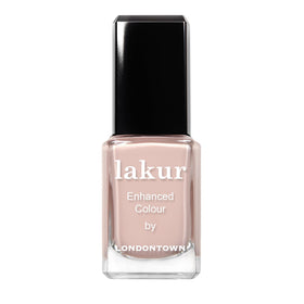 LONDONTOWN lakur Nail Polish Plie front view with nude and brown shades