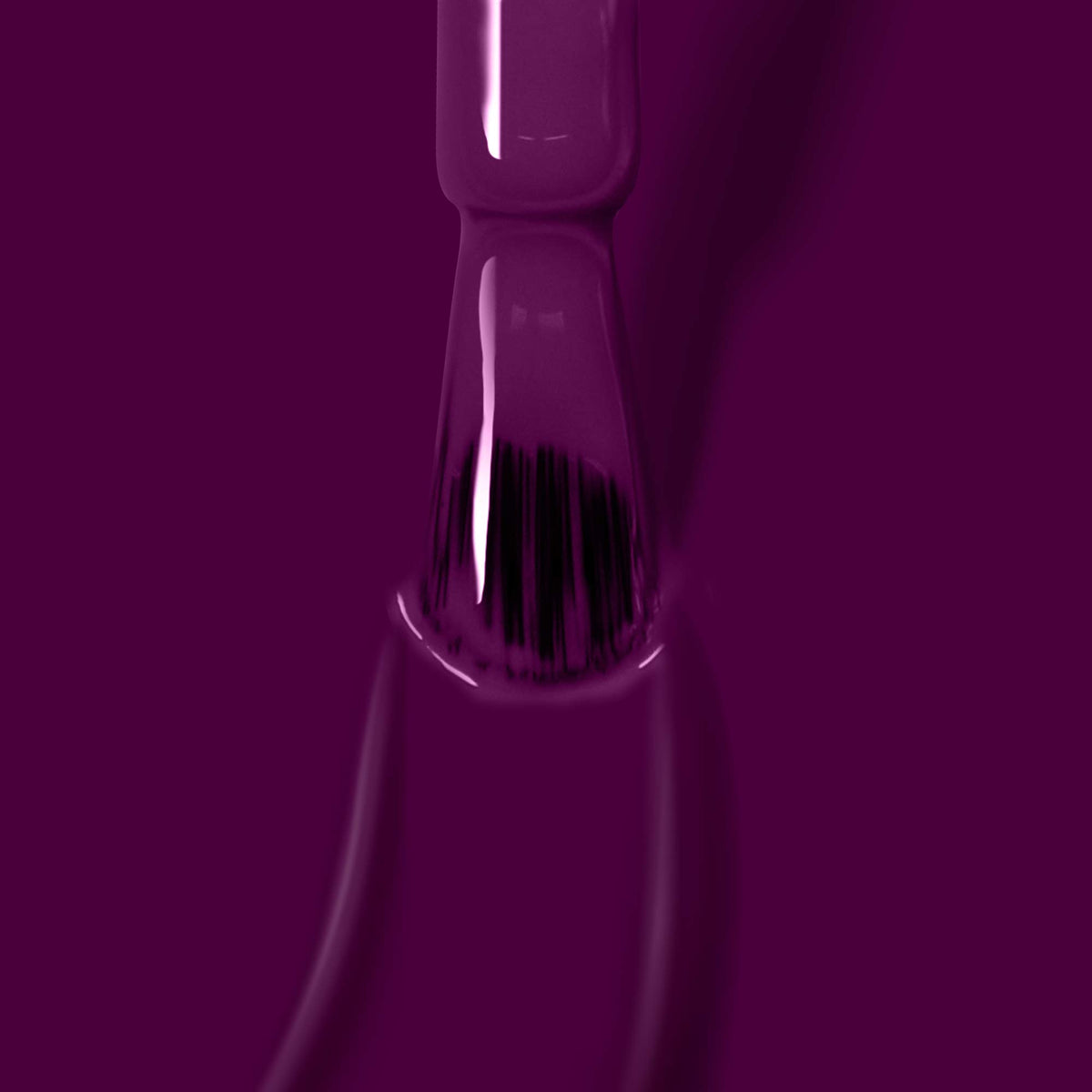 LONDONTOWN lakur Nail Polish Portobello Plum bottle with cap